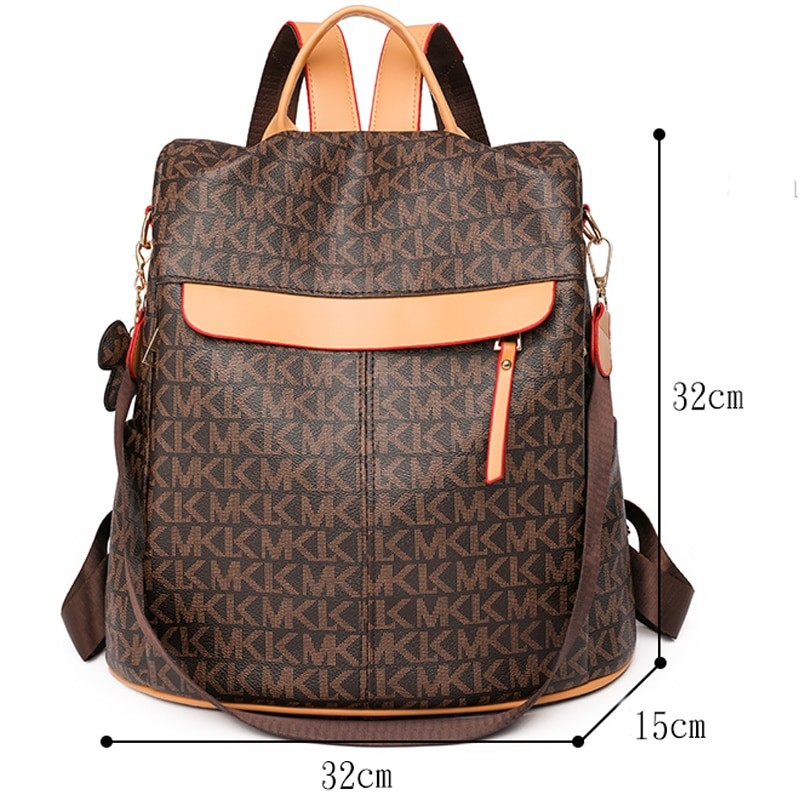 Delicate PVC Fabric Backpacks Large Capacity Anti Theft Backpack Women's Designer School Bag Shoulder Strap Can Be Switched Bags