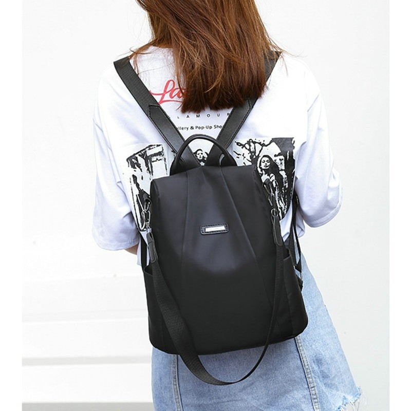 Fashion Anti-theft Backpack Women Casual Waterproof School Bags for Teenage Girl Multi-Function Shoulder Bag Travel Rucksack