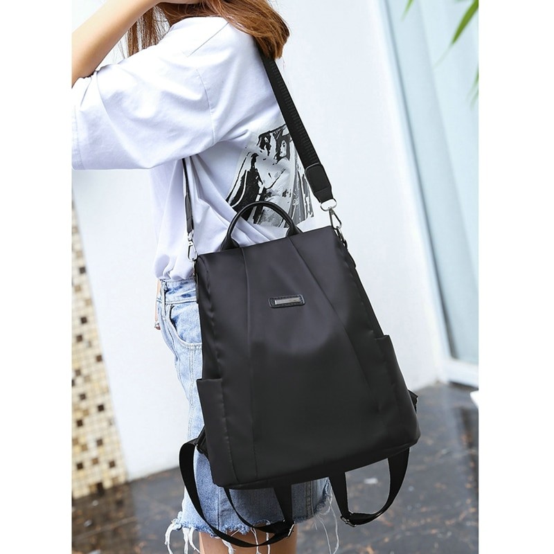 Fashion Anti-theft Backpack Women Casual Waterproof School Bags for Teenage Girl Multi-Function Shoulder Bag Travel Rucksack