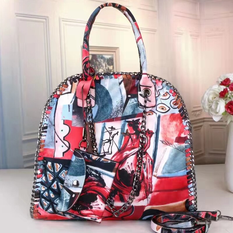 High Quality Women's Tote Chain Handbags Featured Designer Totem Waterproof Oxford Handbags New For Lady