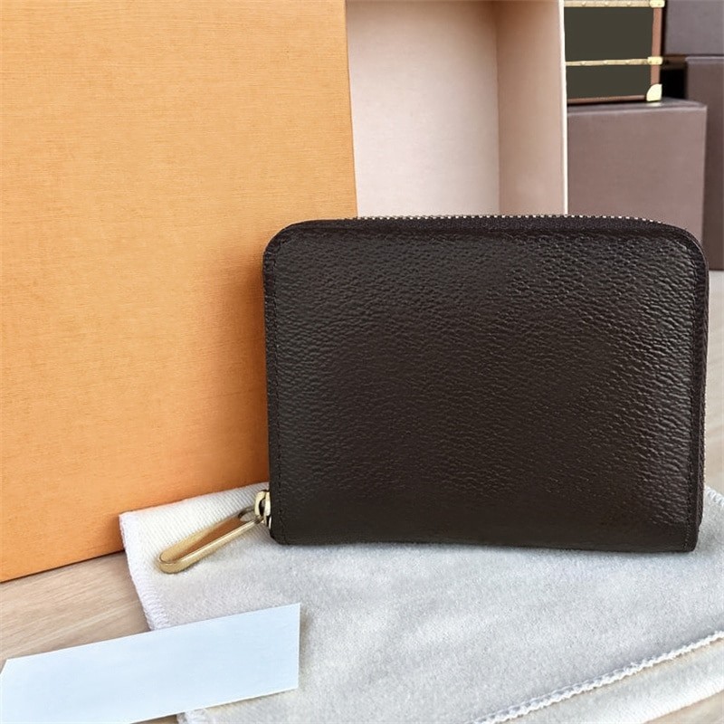 Classic Design High Quality Zippy Short Zippy Wallet Fashion Card Bag Large Capacity Wallet Refined Practical Zero Wallet