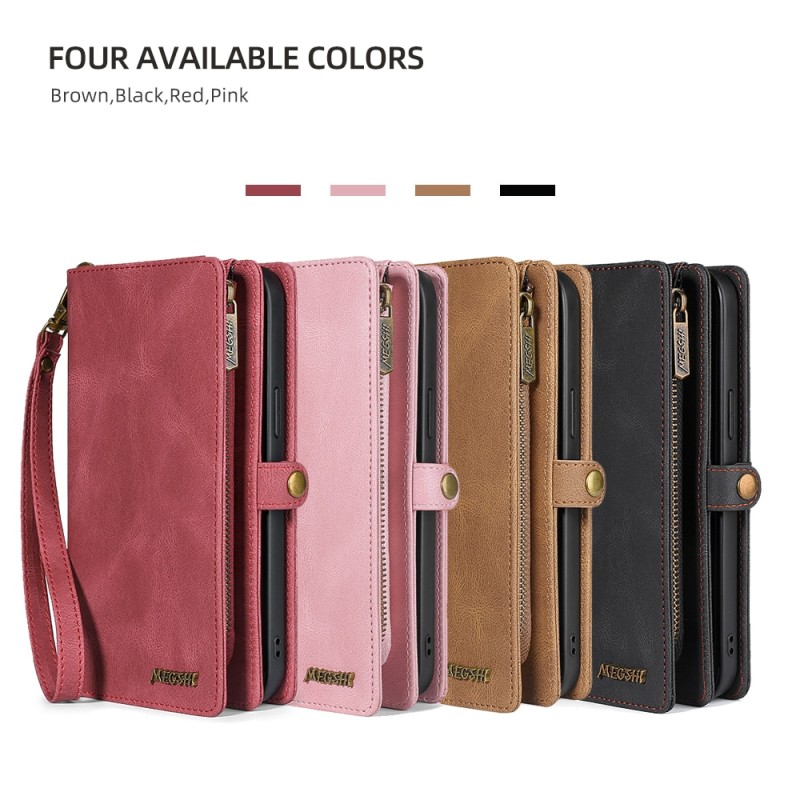 Wallet PU Leather Phone Case For XiaoMi 10 10Pro 11T Pro 12 12Pro RedMi 8 9 Note8 Note9 Note10 Note11 Poco X3 X4 Pro NFC
