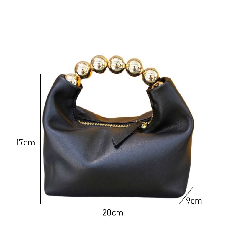 2023 Summer Design Shoulder Bag Pearl Chain Handbag Totes Luxury Brand Genuine Leather Clutch Hand Bags for Party Women Purse