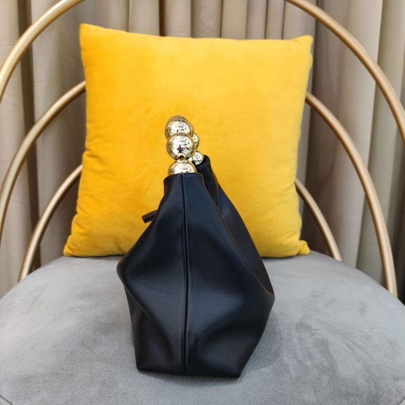 2023 Summer Design Shoulder Bag Pearl Chain Handbag Totes Luxury Brand Genuine Leather Clutch Hand Bags for Party Women Purse