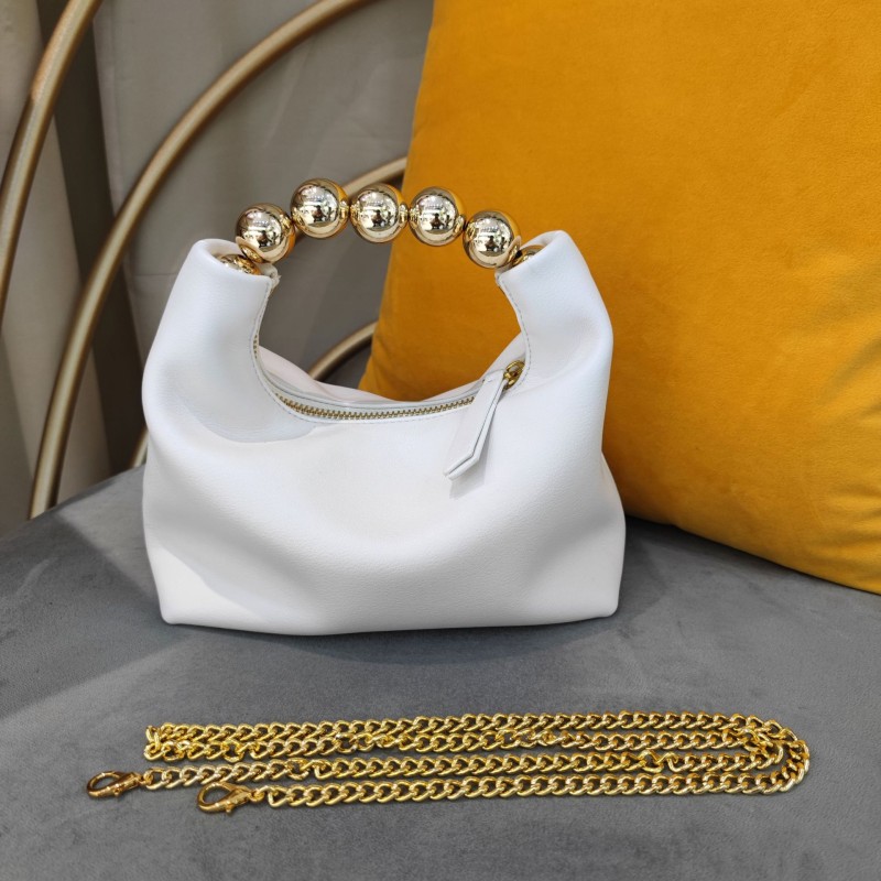 2023 Summer Design Shoulder Bag Pearl Chain Handbag Totes Luxury Brand Genuine Leather Clutch Hand Bags for Party Women Purse