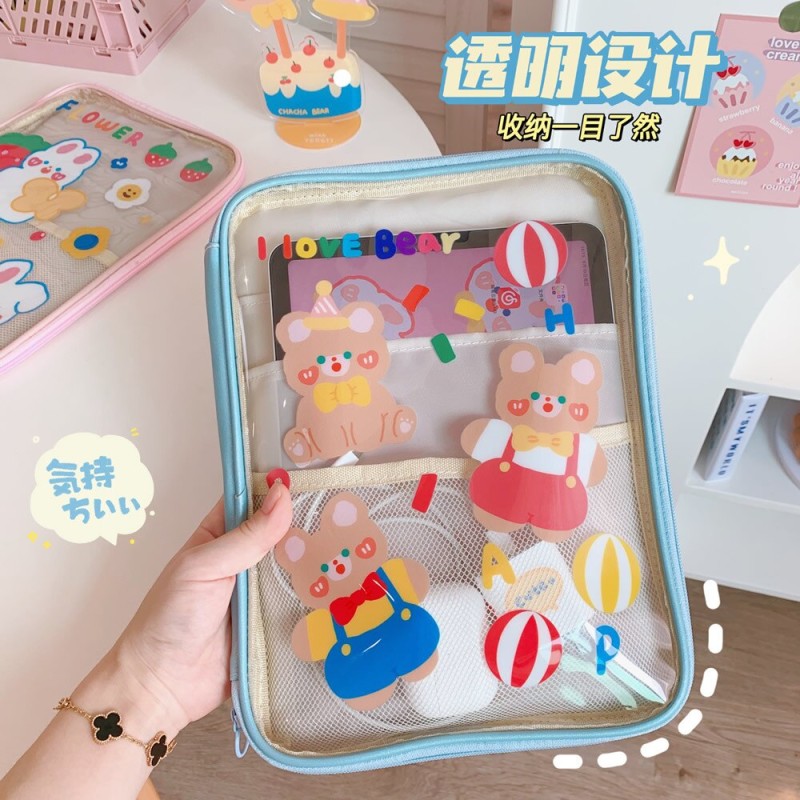 Bentoy Milkjoy Jelly transparent Girls Soft Mini Laptop Bag  11 10.2 inch Business Mac  Women Cute Handbag