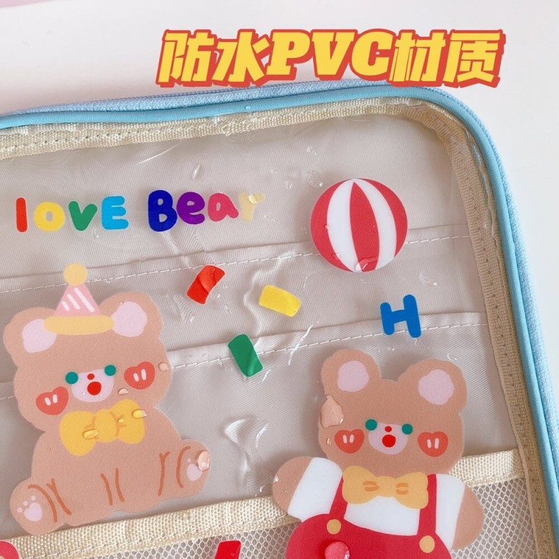 Bentoy Milkjoy Jelly transparent Girls Soft Mini Laptop Bag  11 10.2 inch Business Mac  Women Cute Handbag