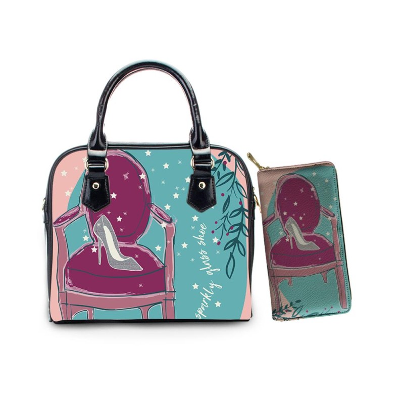 NOISYDESIGNS Casual Women Tote Bags Rabbit Bunny Pattern Shoulder Bag for Ladies Girls Handbags Set with Clutch Wallets Trendy