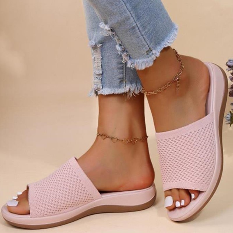 Women Shoes Sandals Fashion Outdoor Women's Sandals Slip On Retro Shoes Woman Slipper Open Toe Footwear Zapatos De Mujer Female