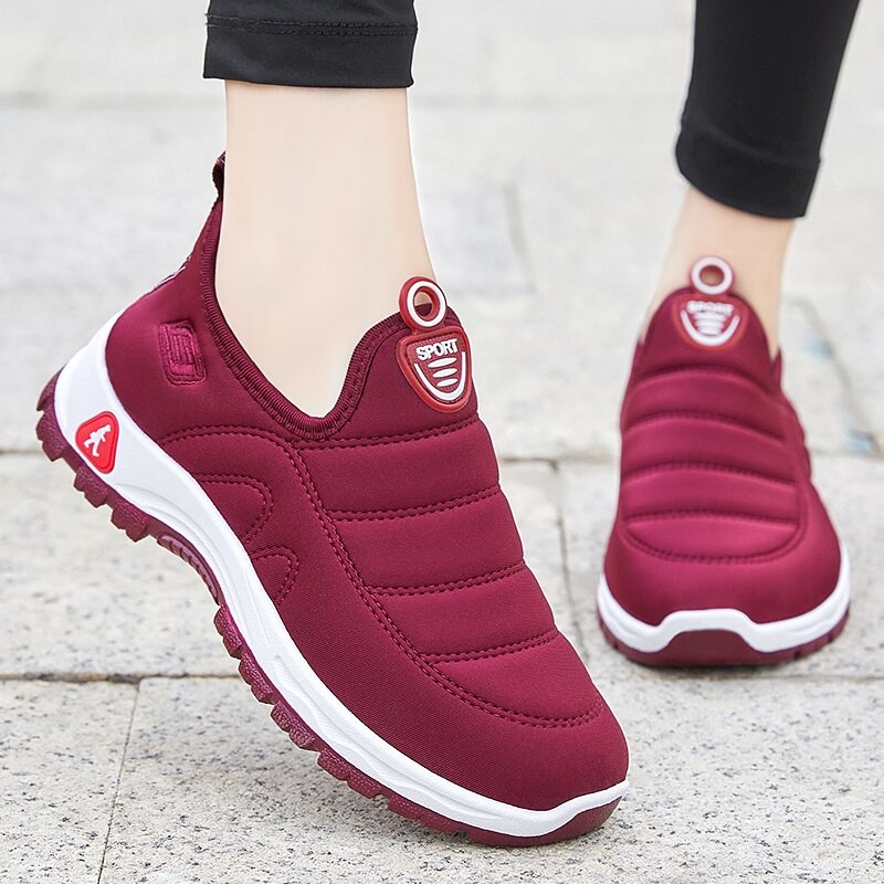 Snow Boots for Women Shoes Warm Plush Fur Ankle Boots 2023 Winter Female Slip On Flats Casual Shoes Waterproof Outdoor Sneakers