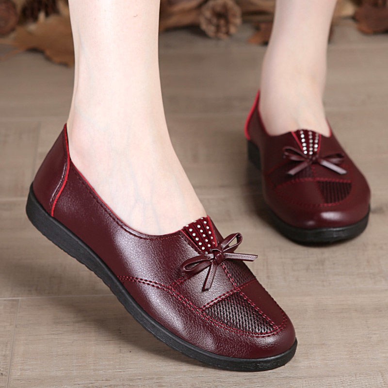 2022 Cheap Shoes Women Leather Flats Female Flats Spring Shoes 2022 Classic Women's Loafers Casual Leather Shoes