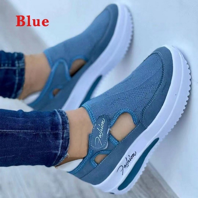 Spring-Summer Womens Sneakers Casual Shoes Ladies Running Shoes Female Platform Shoes Mesh Breathable Comfort Women Sport Tennis