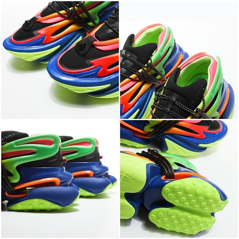 Shoes for Men Women's Sneakers Fashion Casual Male Spring Lace-Up Increase Heel Breathable Flat Thick Sole Trainers Brand Design