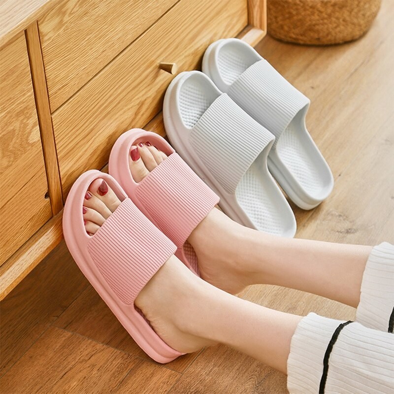 Summer Slippers Platform Shoes Women EVA Beach Sandals Women Slides Indoor Mute Household Flip Flops