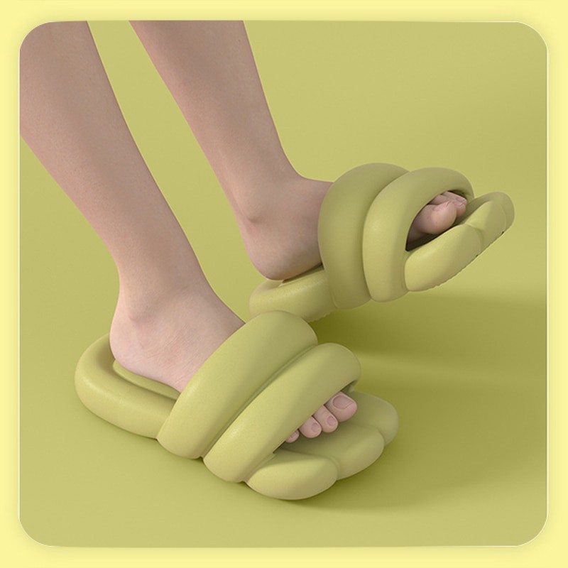 Design Soft Home Slipper Bathroom Non-slip Shoes Couple Indoor Casual Flips Cute Women House Fashion Flat Shoe Boyfriend Sandals