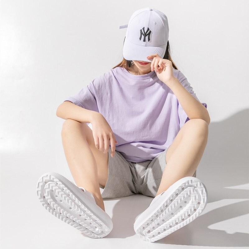 Home Slippers Adjustable Tower Buckle Fashion Sandals Indoor Shoes Bathroom Slipper Flat Platform Soft Sole Slides Pvc Slipper