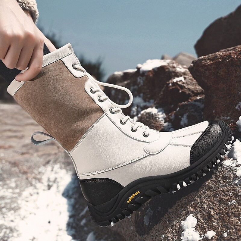 Women Winter Snow Boots Plush Warm Ankle Boots Womens Shoes Waterproof Boots Women's Female Hiking Shoes Booties Botas Mujer