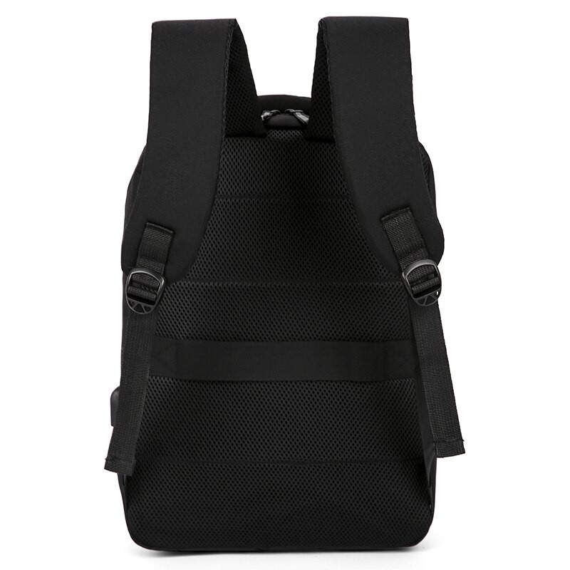 Men Simple Fashion Backpack Lightweight Texture Notebook School Bag Large Capacity Leisure Business Travel Backpack