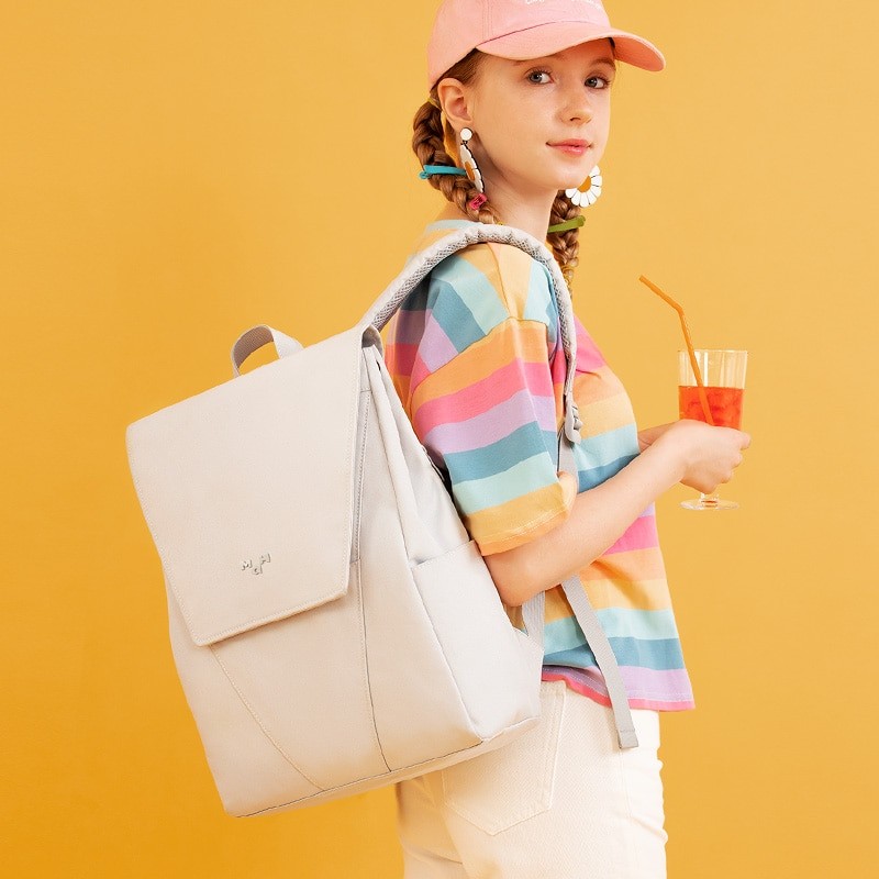 MAH YOUNG Woman Fashion Backpack College School Bag Large-capacity Laptop Backpack Travel Backpack