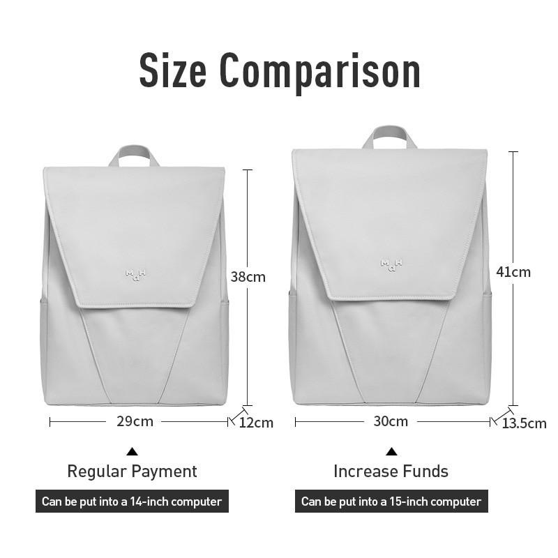 MAH YOUNG Woman Fashion Backpack College School Bag Large-capacity Laptop Backpack Travel Backpack