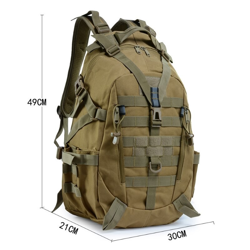 25L Trekking Climbing Waterproof Fishing Hunting Backpacks Large Capacity Military Tactical Bags Fashion Multi-function Backpack