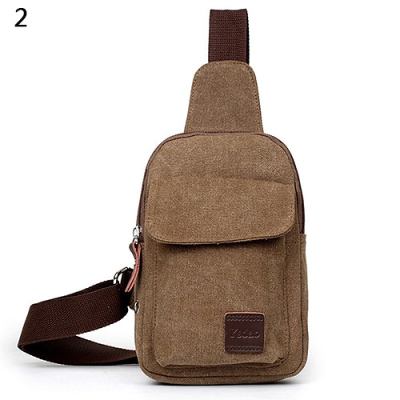 Men Canvas Satchel Casual Cross Body Handbag Messenger Shoulder Bag Men's bag for Outdoor, Shopping