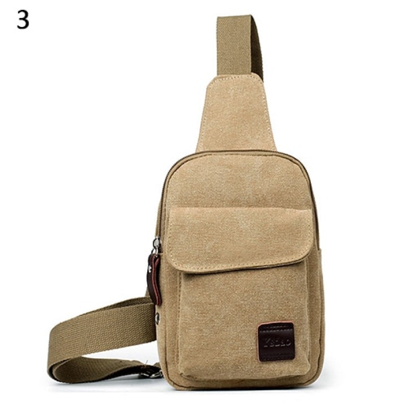 Men Canvas Satchel Casual Cross Body Handbag Messenger Shoulder Bag Men's bag for Outdoor, Shopping