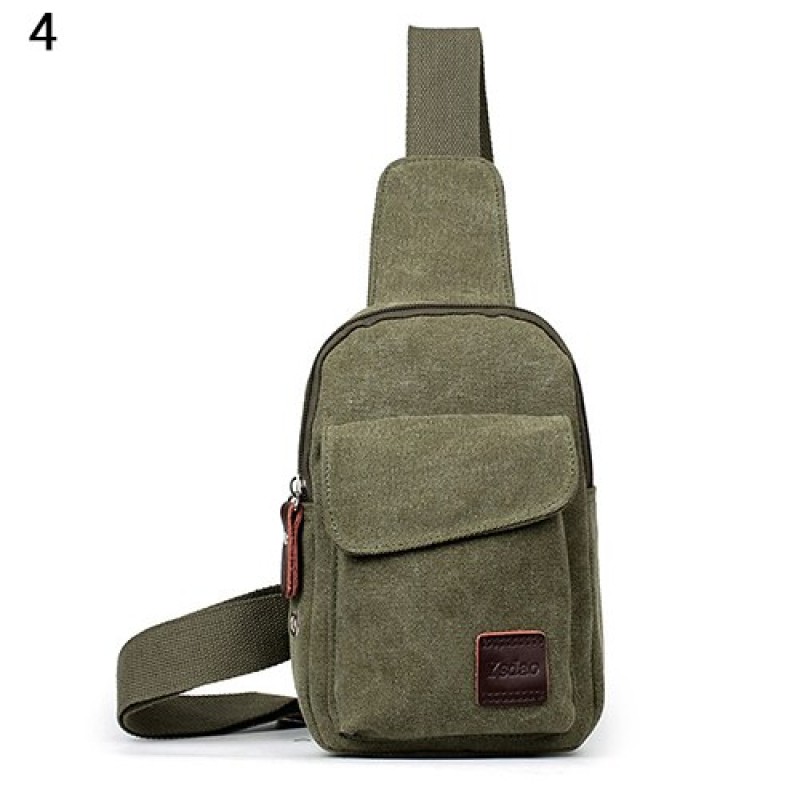 Men Canvas Satchel Casual Cross Body Handbag Messenger Shoulder Bag Men's bag for Outdoor, Shopping