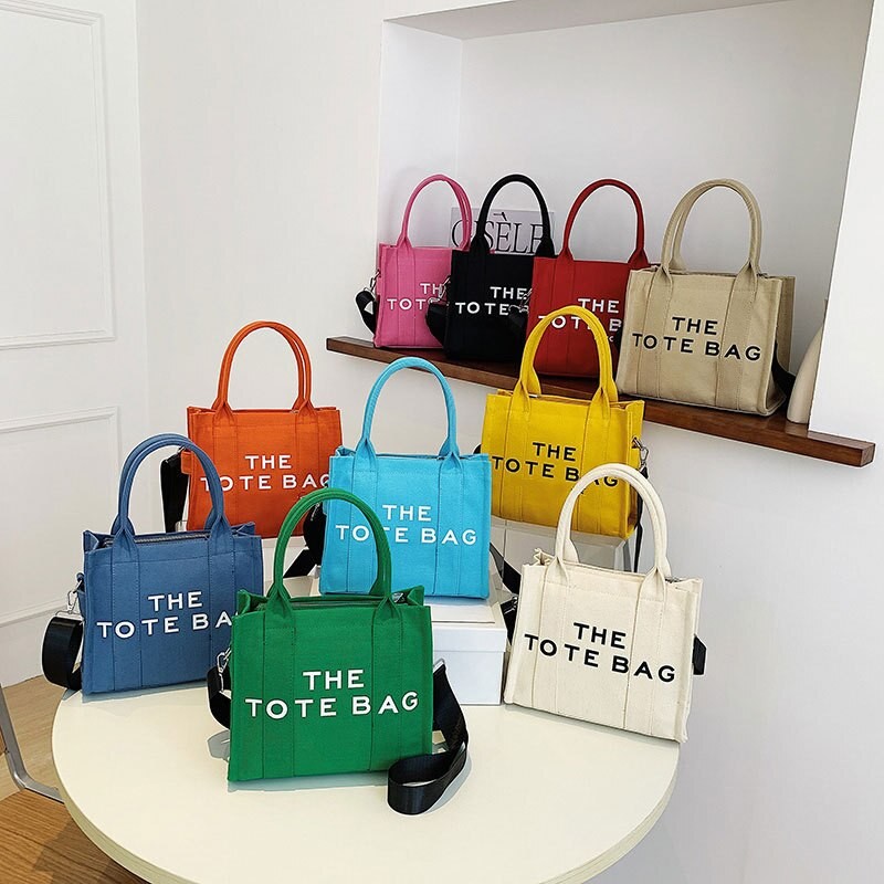 Casual CanvasLarge Capacity Tote Bag Women Handbags Designer Brand Letters Shoulder Crossbody Bags Luxury Big Shopper Bag 2023