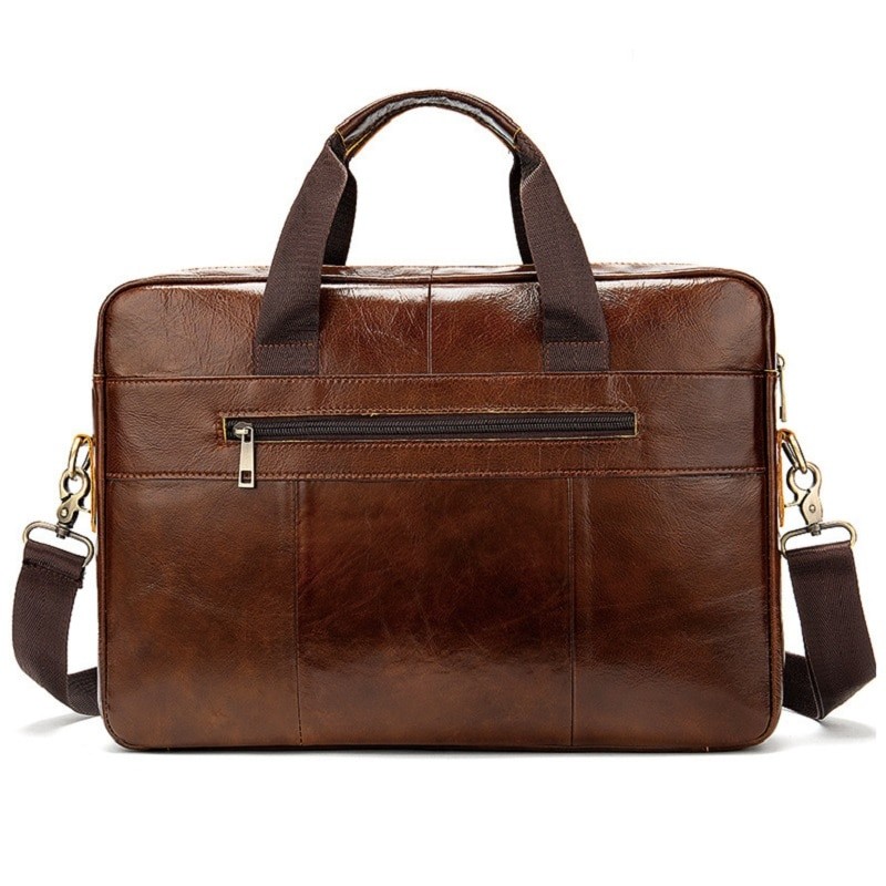 Bag Men's Genuine Leather Briefcase Male Man Laptop Bag Natural Leather For Men Messenger Bags Men's Briefcases New Style