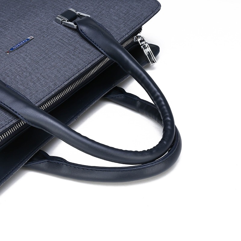 Superior Quality Fashion Men A4 Office Bag Handbag Business Casual Men's Travel Bag 15 Laptop Shoulder Bags Tote Briefcase
