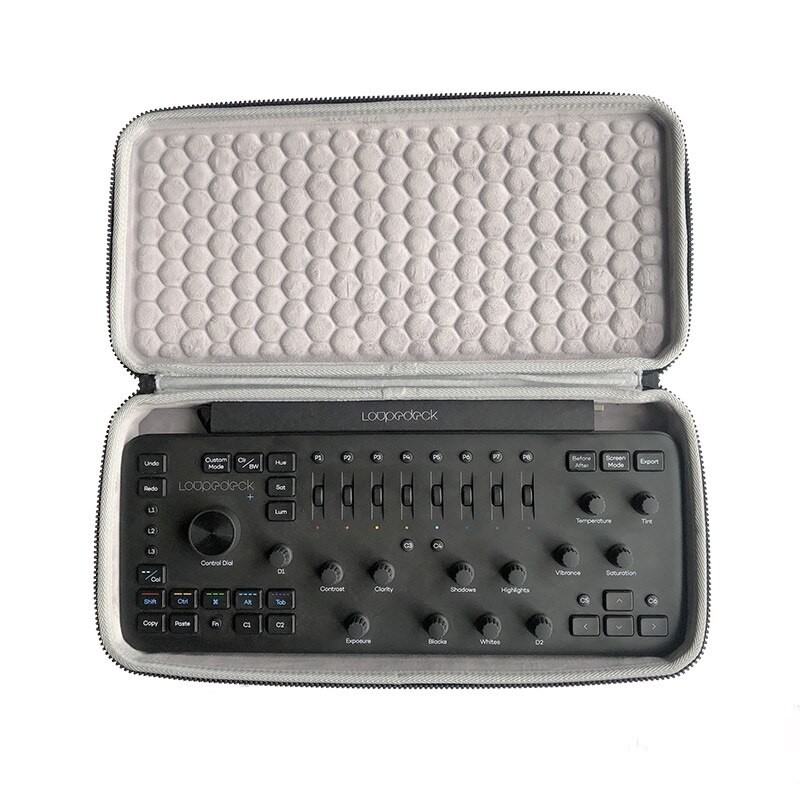New Fashion Carrying Case for Loupedeck+ Retouch Keyboard Storage Bag Protective Box Portable Hard Shell