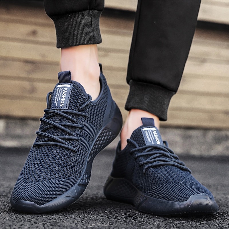 Fujeak Men Running Shoes 2023 Comfortable Sport Shoes Women Trend Light Walking Shoes Tennis Sneakers Breathable Zapatillas