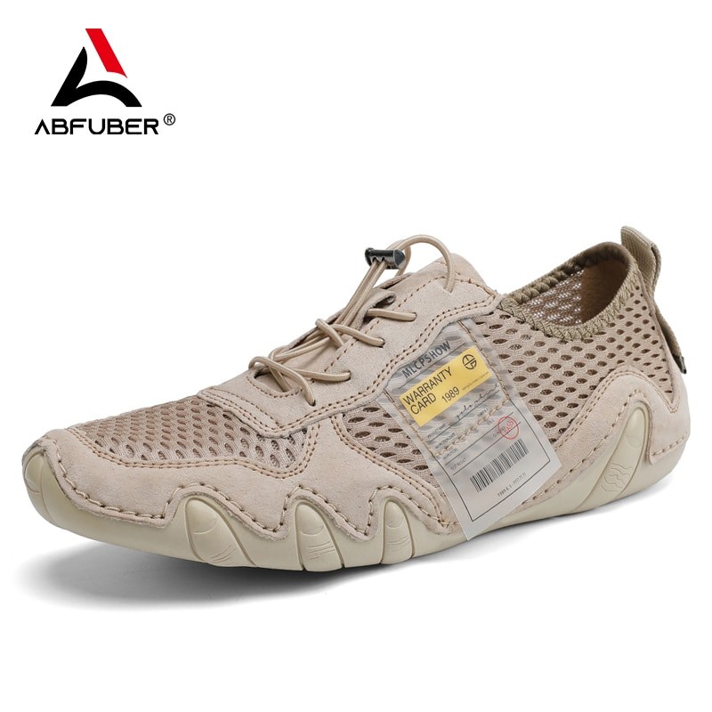 Super Breathable Casual Shoes Men Loafers Octopus Casual Summer Shoes Soft Driving Shoes Men Flats Walking Lace-Up Man Footwear