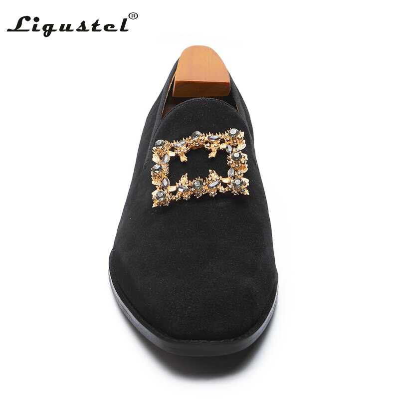 Shoes Men Original Designer  Luxury Casual Shoes Slip on Fashion Wedding Party Prom Black Loafers for Men Shoes Free Shipping