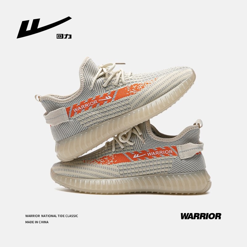 Warrior 2023 Fashion Breathable Running Shoes Mesh Summer Sports Shoes For Men Soft Soles Designer Replica Casual Sneakers