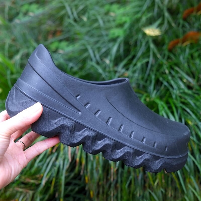 Men Kitchen Shoes Outdoor Man Garden Clogs Water-proof Shoes For Chef Comfortable Non-slip Work Shoes For Wet Place Big Size 49