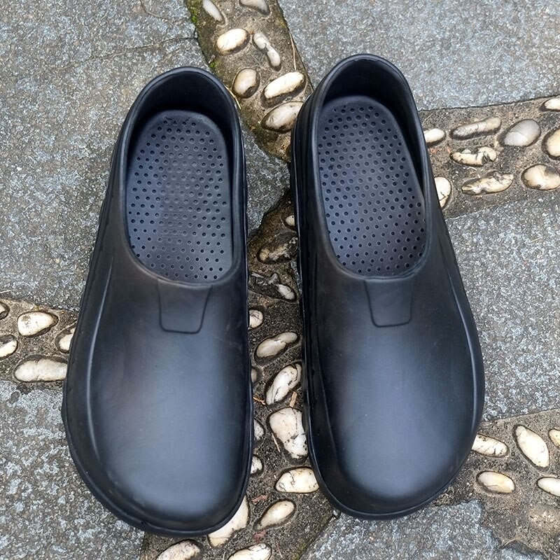 Men Kitchen Shoes Outdoor Man Garden Clogs Water-proof Shoes For Chef Comfortable Non-slip Work Shoes For Wet Place Big Size 49