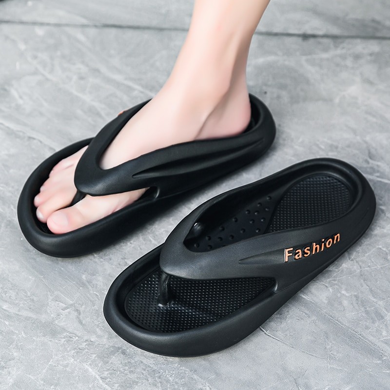 High Quality Brand Soft Flip Flops for Men Summer Beach Slippers Men Sandals EVA Platform Outdoor Casual Men Flip Flops Beach