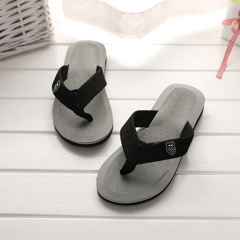 2023 Slippers Men Summer Flip Flops Beach Sandals Anti-Slip Casual Flat Shoes High Quality Slippers Indoor House Shoes For Men