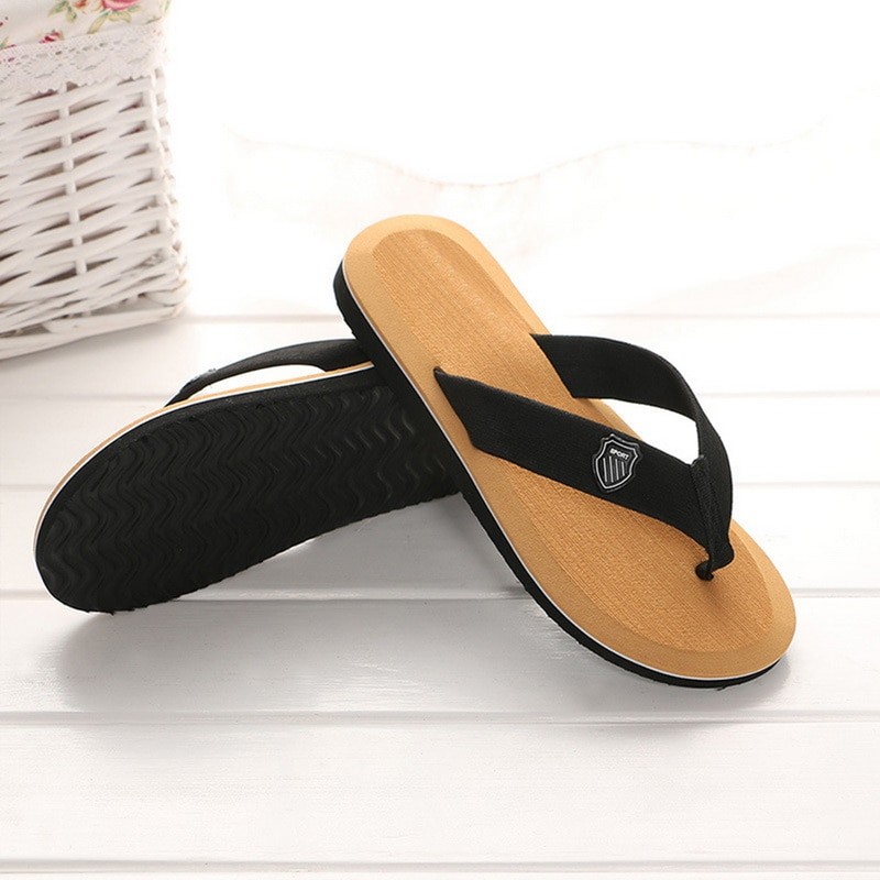 2023 New Summer Men Flip Flops Beach Slippers Sandals Non-Slip Home Chanclas Slipper Indoor House Anti-Slip Zapatos Hombre Shoes