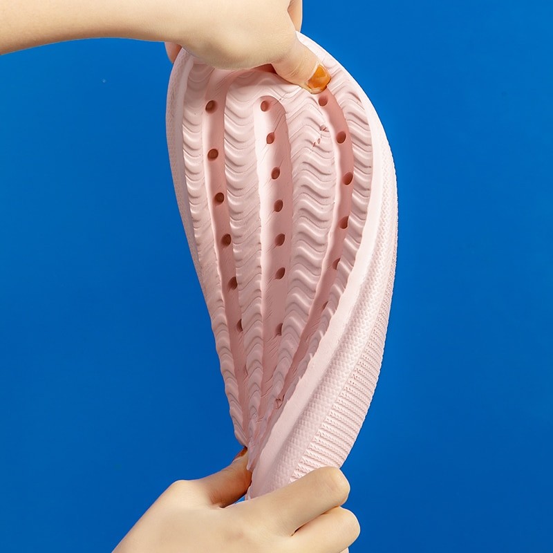 Women Thick Platform Cloud Slippers Summer Beach Soft Sole Slide Sandals Men Ladies Indoor Bathroom Anti-slip Home Slippers