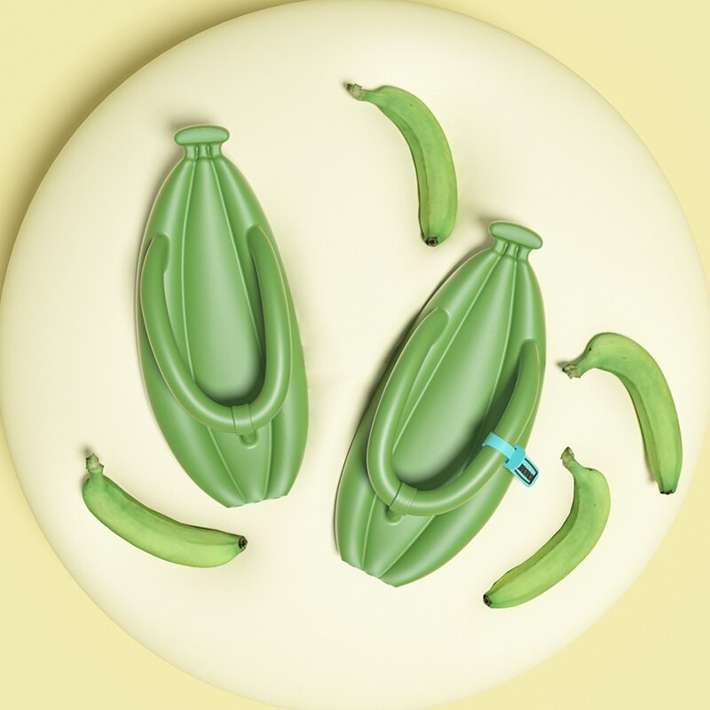 2023 Summer Banana Slides Funny Men Flip Flops Personality Slippers Cute Indoor Outdoor Beach Solid Sandals Baech Shoes Slides