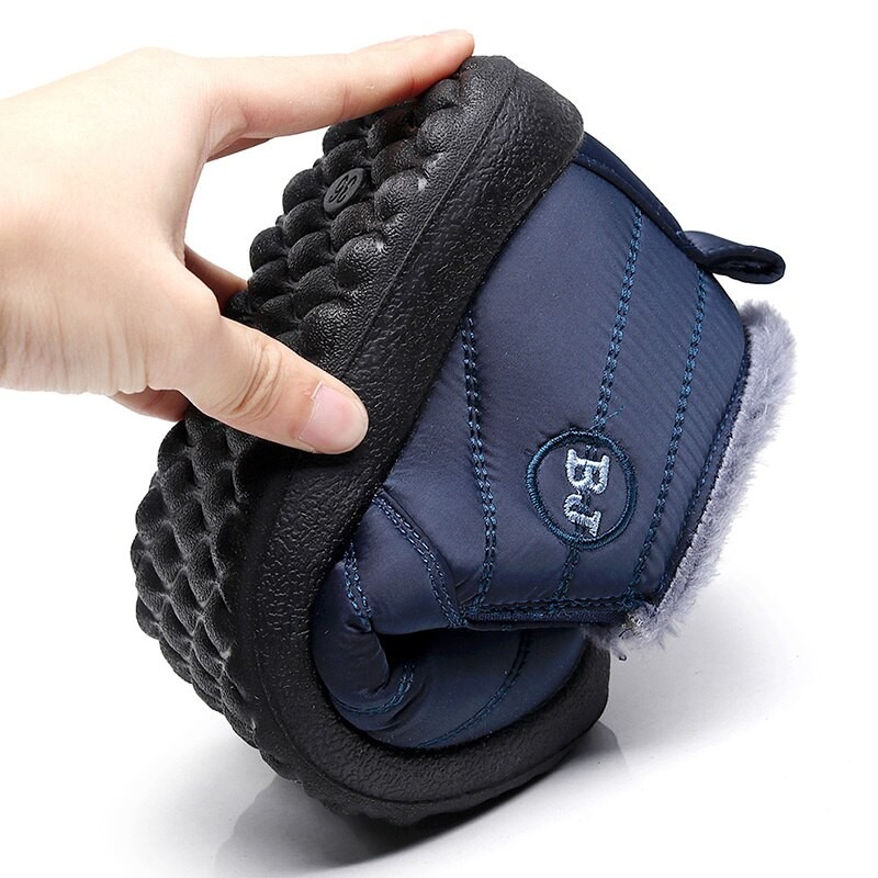 Winter Men Snow Boots Waterproof Non Slip Wear Resistant Thickened Warm Shoes