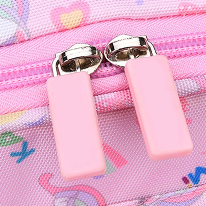 1-3 Grades Students Backpack Rainbow Waterproof Oxford Cloth Girls Backpack Large Capacity Bookbag For Primary School Students