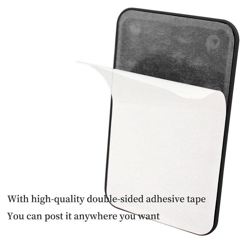 New Adhesive Type Plastic Card Cover Apple Mobile Phone Universal Leather Card Cover RFID Card Cover Card Holder Gift