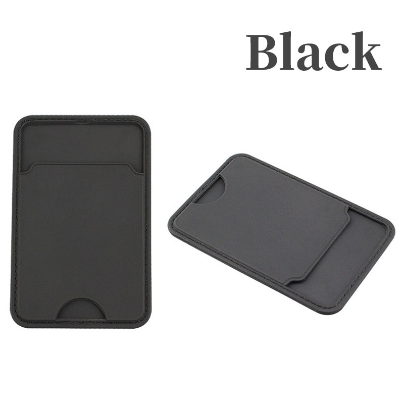 New Adhesive Type Plastic Card Cover Apple Mobile Phone Universal Leather Card Cover RFID Card Cover Card Holder Gift