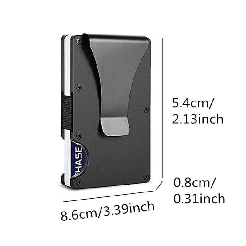 2023 Rfid Credit Card Holder Men Women Minimalist Wallets Metal Slim Thin Tactical Business ID Bank Cardholder Case porte carte