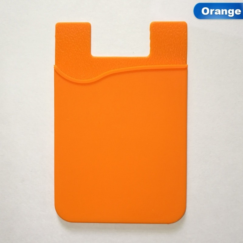 Business Credit Pocket Adhesive Fashion Women Men Cell Phone Holder ID Card Holder Slim Case sticker Dropship