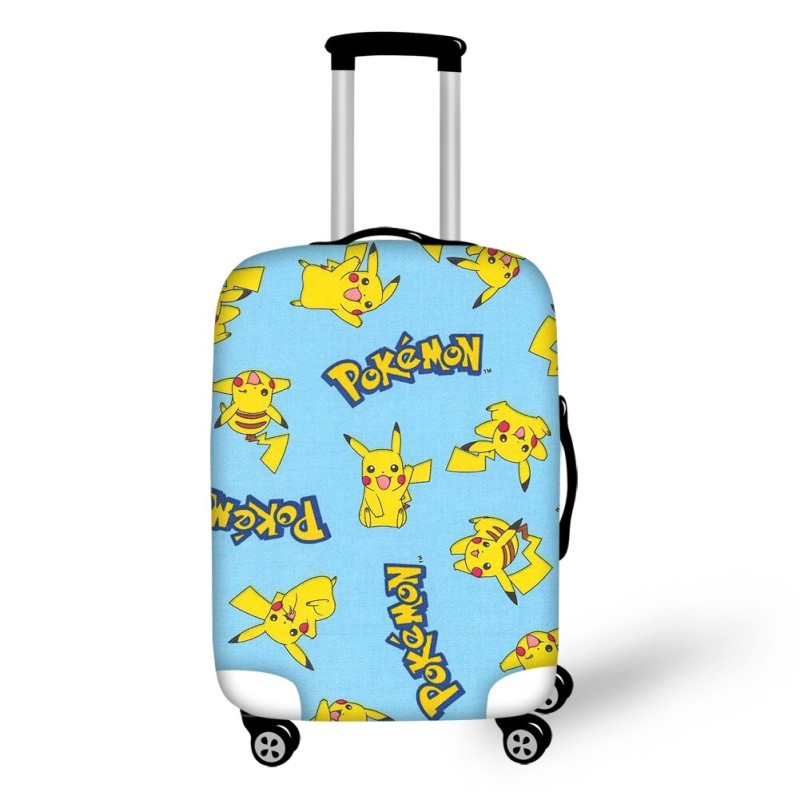 POKEMON  Pattern Elestic Dust Waterproof Travel Luggage Cover For 18-32 Inch Protective Suitcase Covers